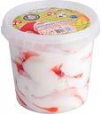 Мороженое сливочное Деревня Простоквашино с фруктово-ягодным наполнителем Клубника 8%, 400 г