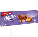 Пирожное MILKA LILA CAKE бисквитное двухслойное с кусочками молочного шоколада, 5х28г