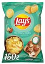 Чипсы Lay's 150гр белые грибы со сметаной