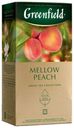 Чай Greenfield Mellow Peach зеленый с ароматом персика и мандарина и растительными компонентами 1,8 г 25 шт