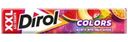Жевательная резинка Dirol Colors XXL ассорти фруктовых вкусов 19г
