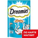 DREAMIES Лакомство д/кош c лососем 60г(Марс):6