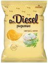 Чипсы Dr. Diesel со вкусом Сметана и укроп рифленые из натурального картофеля, 120г