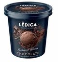 Мороженое Ledica Бельгийский шоколад с топпингом и шоколадными хлопьями, 300 г