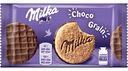 Печенье Milka Choco Grain с овсяными хлопьями покрытое молочным шоколадом, 42 г