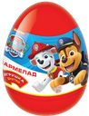 Мармелад в яйце ЩЕНЯЧИЙ ПАТРУЛЬ с игрушкой, 10г
