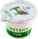 Сметана Чебаркульское молоко 15% БЗМЖ 250г