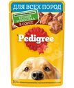 Влажный корм Pedigree для взрослых собак всех пород с кроликом и индейкой в соусе, 85г