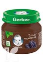 Пюре GERBER фруктовое для детей с 4-х месяцев, 80г в ассортименте