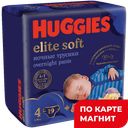 HUGGIES Elite Soft Ночные трусики-подгузники 4(9-14кг)19шт:4
