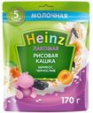 Каша молочная Heinz Лакомая рисовая с абрикосом черносливом с 5 мес., 170 г