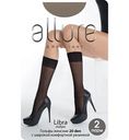 Гольфы женские Allure Libra Brilliant цвет: caramello/карамельный размер: единый, 20 den, 2 пары