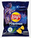 Чипсы Lays Рифлёные Сметана и лук 225г