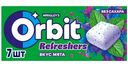 Жевательная резинка Orbit Refreshers освежающие кубики со вкусом мяты, 16г