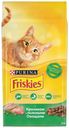 Сухой корм для кошек Friskies с кроликом и полезными овощами, 2 кг