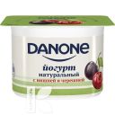 Йогурт DANONE c вишней и черешней 2,9% 110г