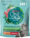  Корм сухой для взрослых кошек PURINA ONE Superfood с говядиной, для стерилизованных 