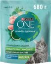 Корм сухой для взрослых кошек PURINA ONE Природа здоровья со спирулиной, с высоким содержанием индейки