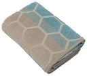 Полотенце махровое DM текстиль Cleanelly Azure цвет: голубой/бежевый, 70×130см