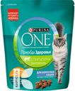 Корм PURINA ONE Природа Здоровья сухой с курицей для стерилизованных кошек, 680г
