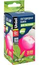Фитолампа для растений LED Uniel E27, груша, 9Вт