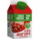 Йогурт питьевой Эконива с клубникой 2,5%, 500 г