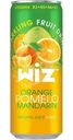 Напиток газированный Wiz Апельсин, Помело, Мандарин сокосодержащий 330мл