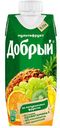 Нектар мультифруктовый, Добрый, 0,33 л
