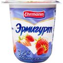 Продукт йогуртный Эрмигурт Клубника-земляника 7,5%, 100г