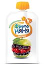 Пюре детское десерт из яблок, вишни, рябины и смородины, ФрутоНяня, 90 г