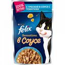 Корм для кошек Аппетитные кусочки в соусе Felix с треской, 85 г