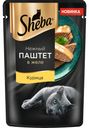 Корм консервированный полнорационный для взрослых кошек SHEBA паштет с курицей Нежный паштет в желе. Курица, 75г