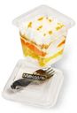 Пирожное Миндаль Фруктовое Чудо манго-карамель, 120г