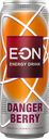 E-ON Energy Drink Напиток Danger Berry газ 0,45л ж/б:12