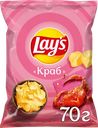 Чипсы картофельные LAY'S со вкусом краба, 70г