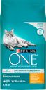 Корм сухой для взрослых кошек PURINA ONE Adult с курицей и цельными 
злаками, 9,75кг