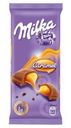 Шоколад Milka молочный с карамельной начинкой, 90 г