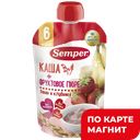 Пюре СЕМПЕР Фруктово-зерновое банан-клубника-злаки, 120г