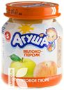 Пюре АГУША фруктовое яблоко-персик 0% 115г