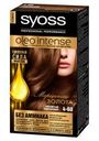 Краска «Мерцание золота» Oleo intense Syoss, 4-60 Золотистый каштановый
