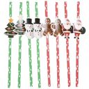 Трубочки бумажные 19.5см, 8шт