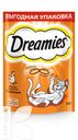 Корм DREAMIES сухой для взрослых кошек подушечки с курицей 140г