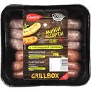 Мини ассорти колбасок охлажденное Самсон мюнхенские пикантные среднепряные, саксонские острые, 400г