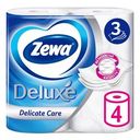 Туалетная бумага Zewa Deluxe Без аромата 3 слоя 4 рулона