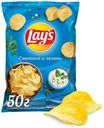 Чипсы Lay's сметана и зелень, 50 г