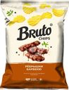 Чипсы картофельные BRUTO со вкусом копченых ребрышек барбекю, 120г