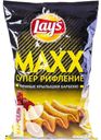 Чипсы LAYS MAX картофельные со вкусом куриных крылышек барбекю 145г