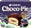 Пирожное ORION Choco Pie черная смородина, 360г