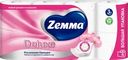 Бумага туалетная ZEMMA Deluxe Роскошная орхидея 3 слоя