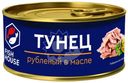 Тунец Fish House рубленый в масле 185г